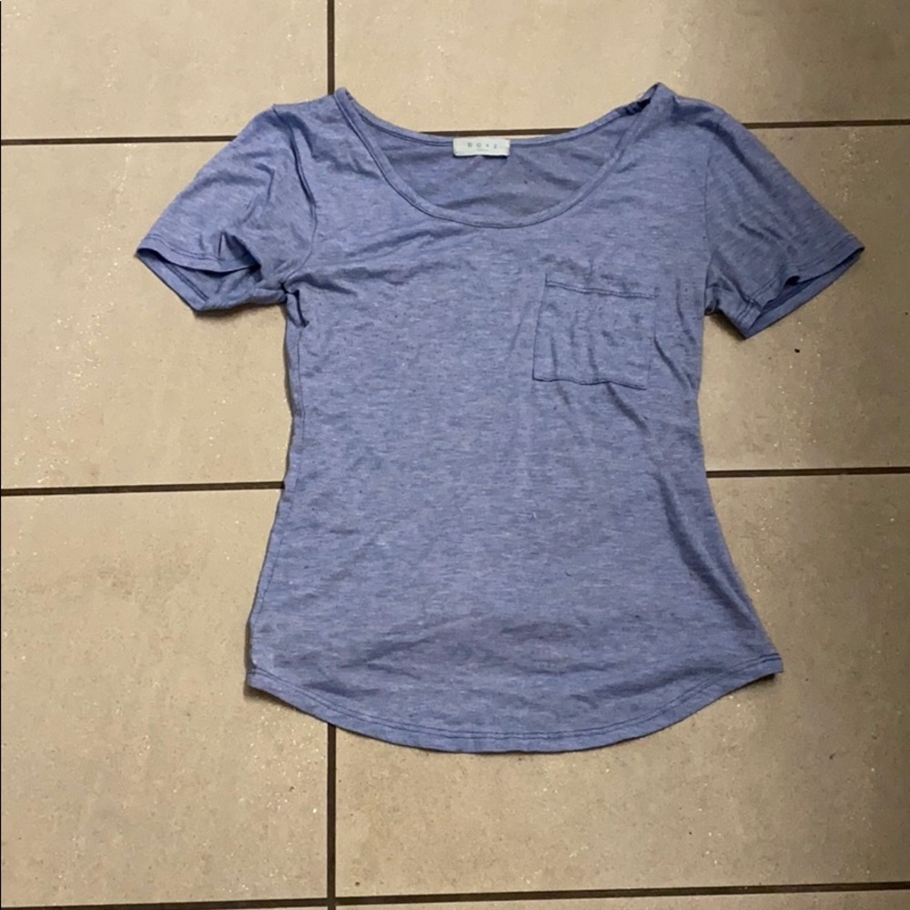Light blue cotton tee